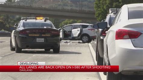 Lanes reopening after possible shooting on I-580 in Oakland